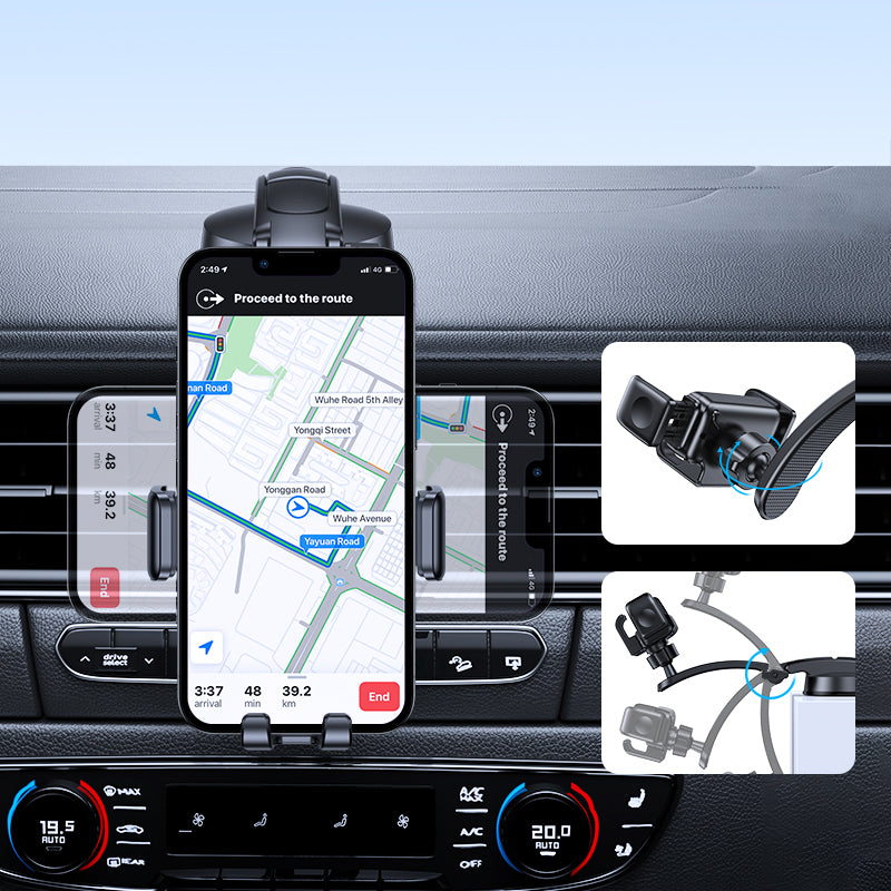 Auto Handyhalterung Armaturenbrett Handy Smartphone Halter Universal 360 KFZ PKW