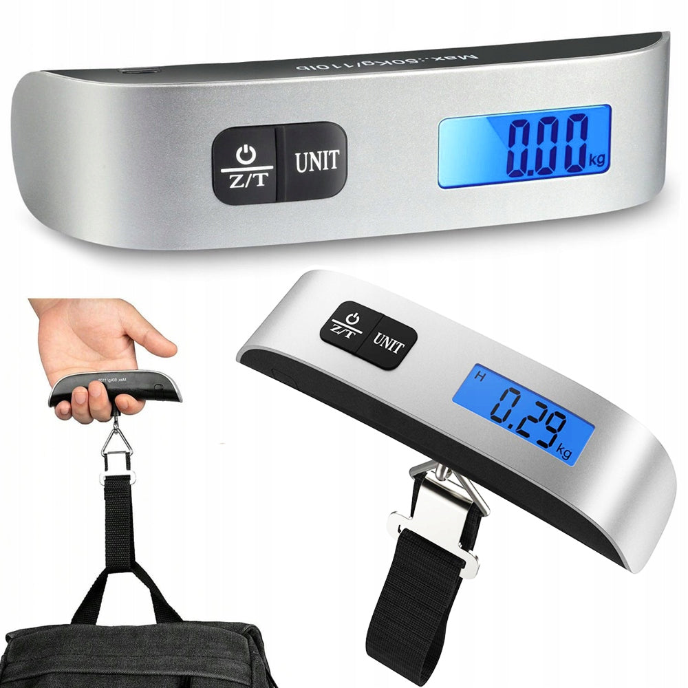 Digital Kofferwaage Gepäckwaage Handwaage Reisewaage Anglerwaage Hängewaage 50KG