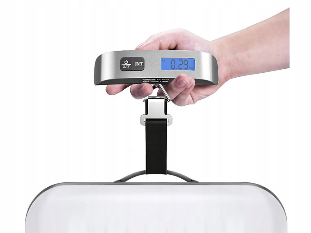 Digital Kofferwaage Gepäckwaage Handwaage Reisewaage Anglerwaage Hängewaage 50KG